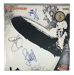 Led Zeppelin 1 Signed Autographed Vinyl Album Jimmy Page Robert Plant John Paul