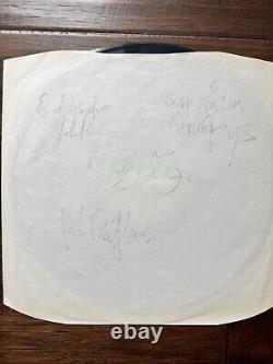 Led Zeppelin II Signed Vinyl LP Inner Record Sleeve-Fully Signed & Authenticate