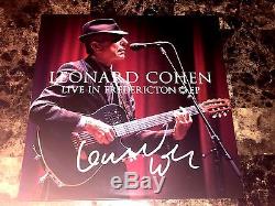 Leonard Cohen Rare Hand Signed Record Store Day 12 Vinyl LP Live Fredericton EP