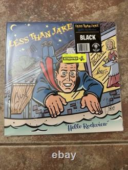 Less Than Jake Hello Rockview SIGNED Vinyl Record LP Band Autographed Cover