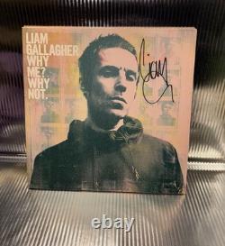 Liam Gallagher Autographed? Why Me Why Not. Coke Bottle Green Vinyl LP signed