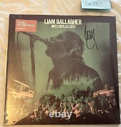 Liam Gallagher Oasis Signed Autograph MTV Unplugged Vinyl Record Sealed