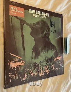 Liam Gallagher Oasis Signed Autograph MTV Unplugged Vinyl Record Sealed