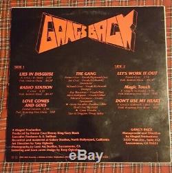 Lies Is Disguise LP Gang's Back vinyl 1985 autographed VG+/VG
