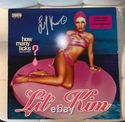 Lil Kim How Many Licks Vinyl LP Signed Autograph (authentic)