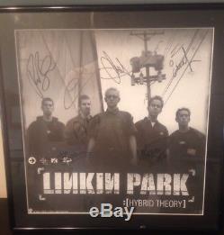 Linkin Park Signed Vinyl Hybrid Theory PSA Chester Bennington Mike Shinoda LP