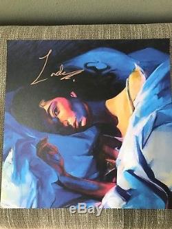 Lorde Melodrama BLUE Vinyl LP Deluxe Edition OOP w signed lithograph RARE