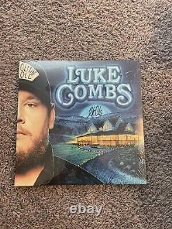Luke Combs Gettin' Old 2LP Vinyl Autographed with Slipmat Ready to Ship