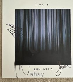 Lydia Run Wild SIGNED vinyl LP record RARE and Out of Print