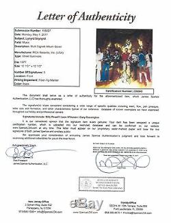 Lynyrd Skynyrd Street Survivors Group Signed Autograph Record Album JSA Vinyl