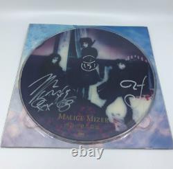 MALICE MIZER Vinyl Record Saikai no Chi to Bara Mana Kozi Yuki 12in Signed