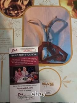 MASTODON BAND SIGNED Call Of The Mastodon Album Yellow Vinyl Record JSA COA