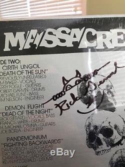 METAL MASSACRE 1st Pressing SEALED Vinyl Record Metallica Spelt Wrong Signed
