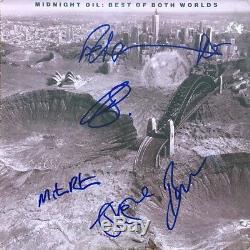 MIDNIGHT OIL Best Of Both Worlds RARE US 12 Vinyl Promo Single FULLY SIGNED