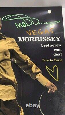 MORRISSEY Las Vegas 2024 Beethoven Was Deaf Live Vinyl Autographed Record WithBAS