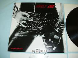 MOTLEY CRUE Too Fast For Love 12 vinyl LP Leathur Records SIGNED 2nd press