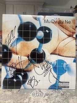 MUDVAYNE BAND CHAD GRAY +3 SIGNED AUTOGRAPH LD 50 VINYL ALBUM LP withBECKETT LOA