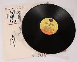 Madonna Who's That Girl Signed 12 33 VINYL LP RECORD Movie Soundtrack Sire