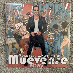 Marc Anthony SIGNED LP Muevense AUTOGRAPHED Vinyl Record IN HAND