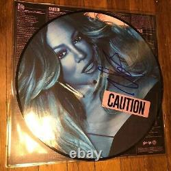 Mariah Carey Caution Signed Limited Picture Disc Autograph Vinyl LP