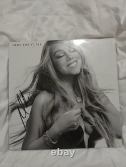 Mariah Carey Here for It All Vinyl Record Signed
