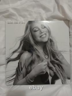 Mariah Carey Here for It All Vinyl Record Signed
