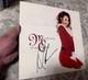 Mariah Carey Merry Christmas Autographed Signed Red Vinyl Record Lp Xmas? Rare