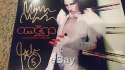 Marilyn Manson Mechanical Animals Vinyl LP Autograph Signed