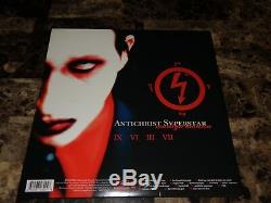 Marilyn Manson Rare Signed Antichrist Superstar Red Hot Topic Vinyl Record COA