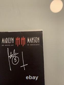 Marilyn Manson, SIGNED BAND DITA Golden Age Of Grotesque, VINYL LP, RARE