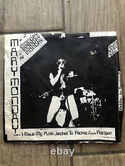 Mary Monday 1977 I Gave My Punk Jacket To Rickie Popgun 45 Autographed