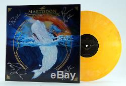Mastodon Leviathan Autographed Ltd. Ed. LP Orange Vinyl