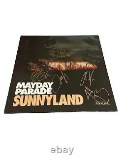 Mayday Parade Signed Autograph Sunnyland Vinyl Record Lp Coke Variant Derek +4