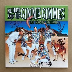 Me First And The Gimme Gimmes Go Down Under Signed Vinyl Punk Record Autograph