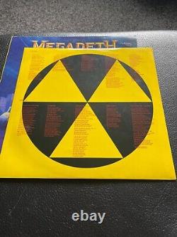 Megadeth Rust In Peace 12 LP Vinyl Record Signed Autographed By Full Lineup