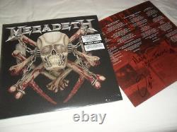 Megadeth -killing Is My Business- Awesome Ltd Ed 2 X Lp Vinyl Signed Dave Must