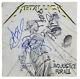 Metallica (3) Signed And Justice For All Album Cover With Vinyl Bas #a57341