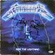Metallica (4) Band Signed Ride The Lightning Album Cover With Vinyl Bas #a10246
