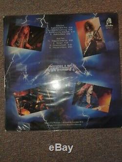 Metallica Autographed Vinyl Record
