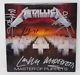 Metallica Signed Master Of Puppets Cliff James Kirk Lars 12 Vinyl Record 1986