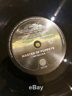 Metallica Signed Master Of Puppets Australia Lp Vinyl Autograph James Hetfield +