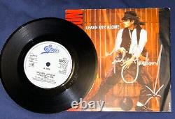 Michael Jackson Signed 1988 Leave Me Alone 45 RPM Vinyl Epic Record