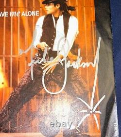 Michael Jackson Signed 1988 Leave Me Alone 45 RPM Vinyl Epic Record