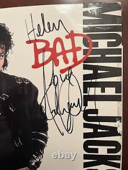 Michael Jackson Signed Bad Vinyl PSA COA