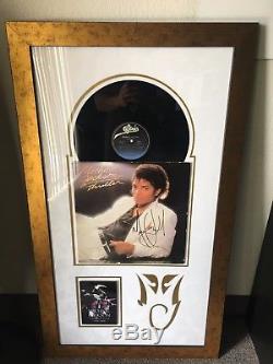 Michael Jackson signed Thriller vinyl album