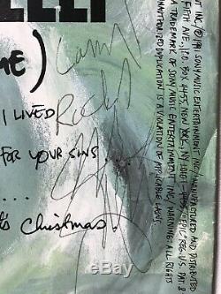 Mike McCready SIGNED PEARL JAM Let Me Sleep (Christmas Time) 7 vinyl and PICK