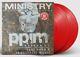 Ministry Live Necronomicon Downcycled 2 Lp Ltd Red Vinyl Signed New! Pigface