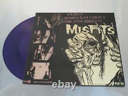 Misfits Die Die My Darling Purple Vinyl Record EP Album USA 1984 Danzig Signed