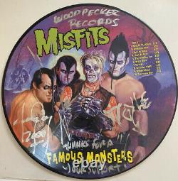 Misfits Famous Monsters vinyl picture disc Holland Signed Autograph