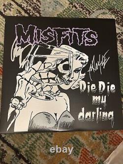 Misfits SIGNED DIE MY DARLING Danzig DOYLE Samhain vinyl walk among us LP record